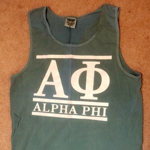 Alpha Phi comfort colors tank